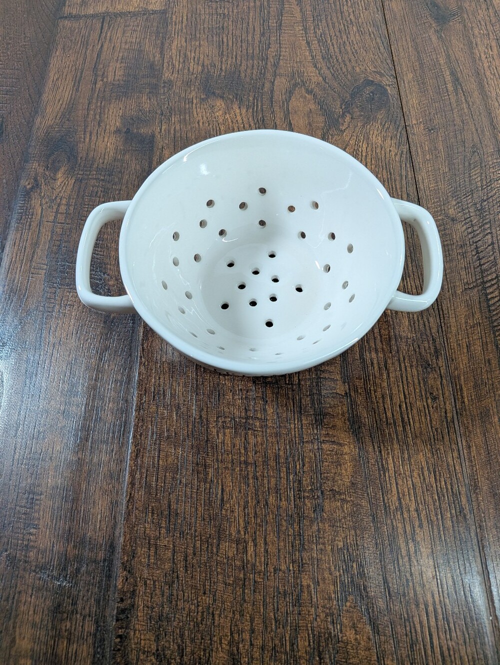 Rae Dunn Artisan Collection FRESH Small/Mini Ceramic Colander / Strainer - Picture 2 of 4